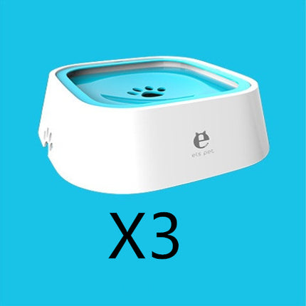 1.5L Anti-Overflow Floating Pet Water Bowl – Slow Drinking Dog & Cat Water Feeder with Splash-Proof Design