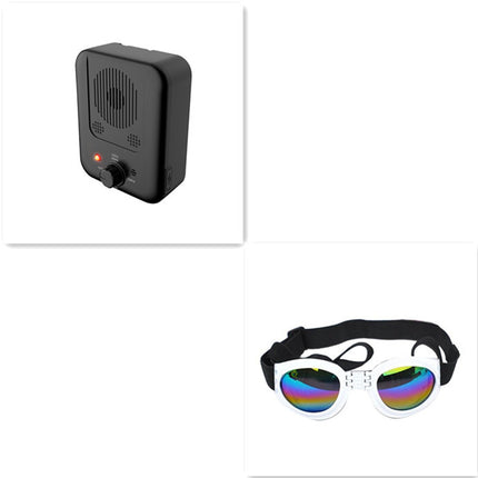 Ultrasonic Dog Anti-Barking Device for Outdoor & Indoor Use, USB Rechargeable No-Bark Control Trainer