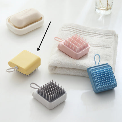 Multifunctional Pet Bath Massage Brush – Soft TPR Grooming & Washing Comb for Dogs and Cats