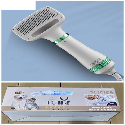 Household Pet Hair Dryer for Dogs & Cats – One-Key Hair Removal Grooming Dryer with Warm & Hot Air