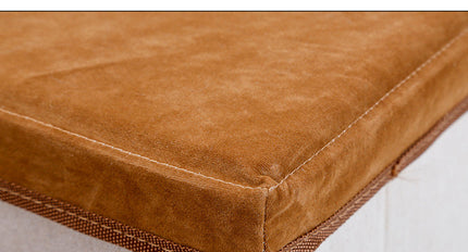 Foldable Storage Pet Dog Stairs with Cushioned Steps – Flannel & Cotton, 25KG Load Capacity