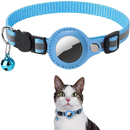 Reflective AirTag Pet Collar | Waterproof Nylon Dog & Cat Collar with AirTag Holder Case