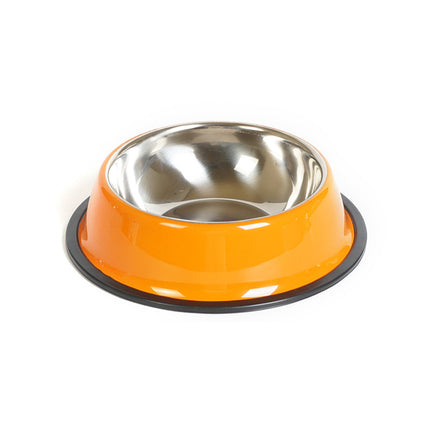 Stainless Steel Pet Feeding Bowl with Non-Slip Base – Durable Food & Water Bowl for Cats & Dogs