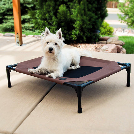 Moisture-Proof Raised Dog Bed with Removable Washable Cover – Oxford Cloth Pet Camp Bed