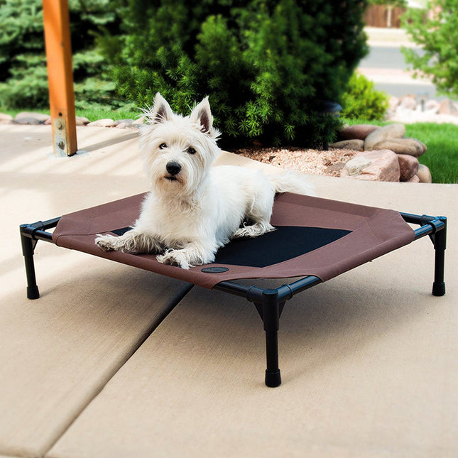 Moisture-Proof Raised Dog Bed with Removable Washable Cover – Oxford Cloth Pet Camp Bed