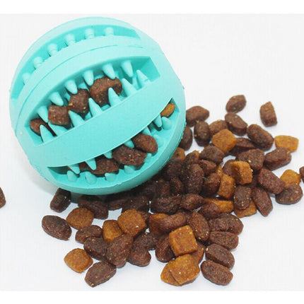Rubber Mint Feeding Ball for Dogs & Cats – Treat Dispensing Chew Toy with Food Storage