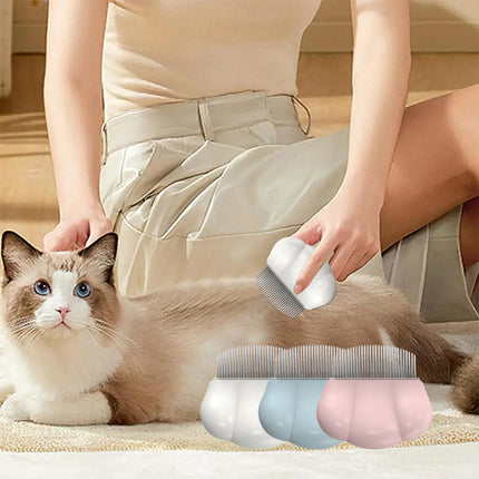 Comfortable Pet Grooming Comb Shell Design | Gentle Shedding & Detangling Comb for Dogs, Cats & Small Pets