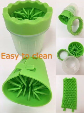 Silicone Dog Paw Washer Cup – Soft Bristle Pet Paw Cleaning Cup for Easy Foot Washing