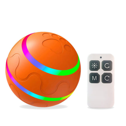 Smart Interactive Cat Ball Toy – USB Rechargeable Self-Rotating Wicked Ball with Remote Control