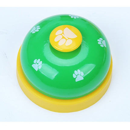 Pet Training Bell for Dogs & Cats – Paw Print Ring Bell for Obedience & Potty Training