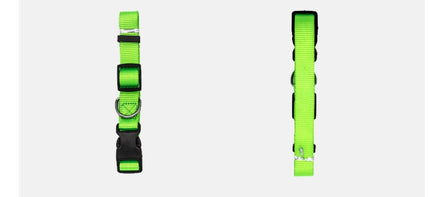 Soft Nylon Adjustable Pet Collar – Comfortable Durable Dog & Cat Collar with Buckle