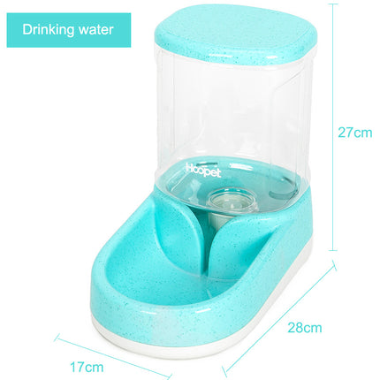 Automatic Gravity Pet Water & Food Dispenser Bowl for Dogs and Cats – Eco-Friendly PP Resin