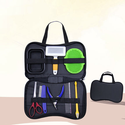 Pet Grooming Tools Set for Dogs – Complete Cleaning & Grooming Kit with Comb, Scissors, Nail Clippers and Storage Case