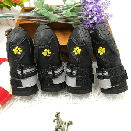 Pet Shoes Wear Dog Shoes Waterproof Non-Slip Adjustable Dog Booties