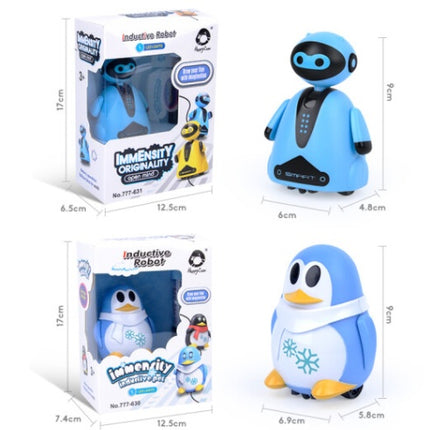 Drawn Line Magic Pet Toy Robot – Inductive Animal That Follows Black Tracks with Marker & Batteries