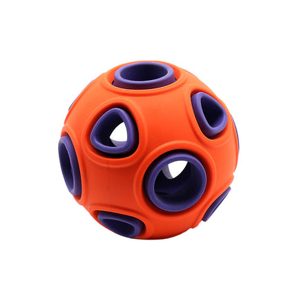 Luminous Sounding Dog Toy Ball – Light-Up Rubber Ball with Squeaky Sound for Dogs