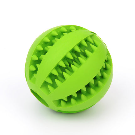 Rubber Mint Feeding Ball for Dogs & Cats – Treat Dispensing Chew Toy with Food Storage