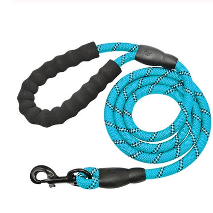Reflective Nylon Dog Leash – Durable Rope Lead for Small, Medium & Large Dogs, Perfect for Walking and Training