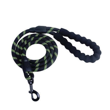 Reflective Nylon Dog Leash – Durable Rope Lead for Small, Medium & Large Dogs, Perfect for Walking and Training