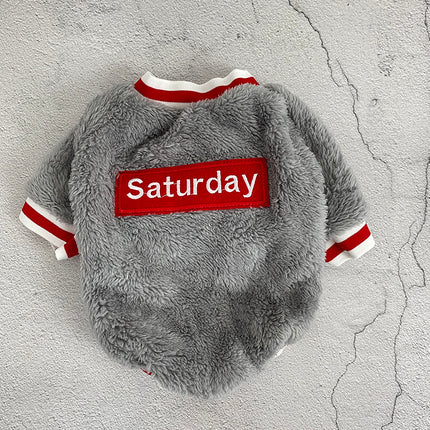 Cotton Pet Sweater – Casual Dog Clothes for Small to Large Dogs