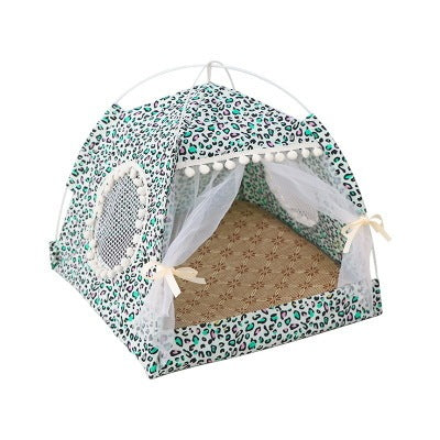Removable & Washable Summer Pet Tent – Lightweight Cat & Dog Litter House for Small Pets