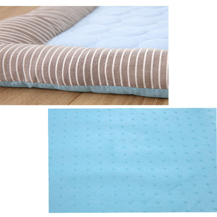 Pet Cooling Pad Bed for Dogs & Cats – Ice Silk Breathable Summer Cooling Mat with Non-Slip Base