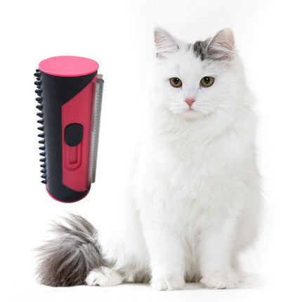 Pet Hairbrush Grooming Comb for Dogs & Cats – Stainless Steel Fur Cleaning Tool