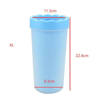 Silicone Dog Paw Washer Cup – Soft Bristle Pet Paw Cleaning Cup for Easy Foot Washing