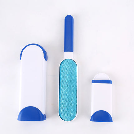 Reusable Pet Hair Removal Brush – Double-Sided Self-Cleaning Fur Comb Tool for Dogs & Cats