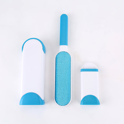 Reusable Pet Hair Removal Brush – Double-Sided Self-Cleaning Fur Comb Tool for Dogs & Cats