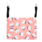 Pink cat head 2 / 62x44cm