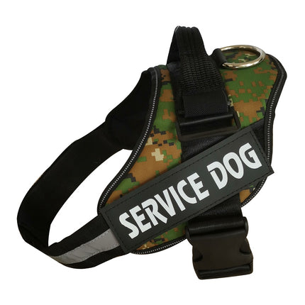 Personalized Custom Reflective Breathable Dog Harness NO PULL Adjustable Pet Harness Vest With Patch for Small and Large Dogs