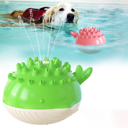 Floating Water Spray Dog Toy – Summer Bath & Swimming Interactive Pet Water Toy with Spray Jets