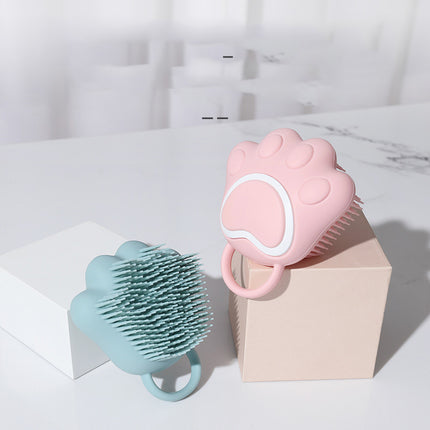 Easy Pet Cleaning Bath Brush – Silicone & ABS Massage Scrub Brush for Dogs and Cats