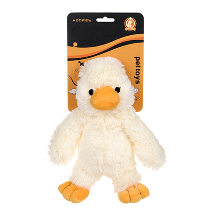 Plush Duckling Dog Toy with Squeaker – Soft Bite & Vocal Plush Toy for Dogs