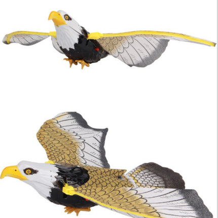Simulation Bird Hanging Cat Toy Rotating Flying Eagle Interactive Pet Toy