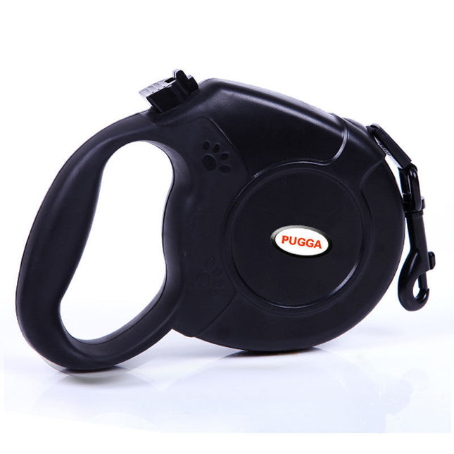 PUGGA Retractable Dog Leash for Medium & Large Dogs – ABS Handle with Nylon Rope & Stainless Steel Buckle
