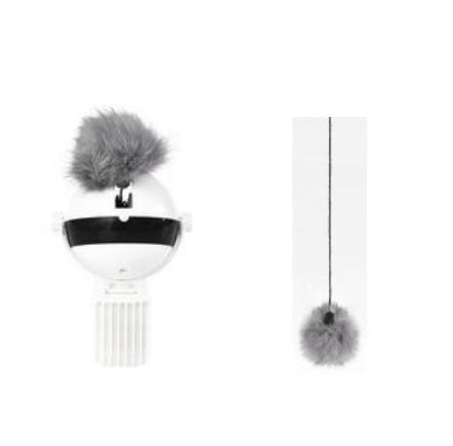 Electronic Motion Interactive Cat Toy with Rope & Fur Ball – Automatic Play Toy for Cats