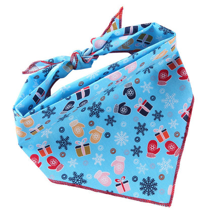 Adjustable Cotton Pet Dog Bandana | Soft Check Neckerchief Triangle Scarf for Small, Medium & Large Dogs and Cats