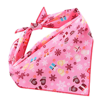 Adjustable Cotton Pet Dog Bandana | Soft Check Neckerchief Triangle Scarf for Small, Medium & Large Dogs and Cats