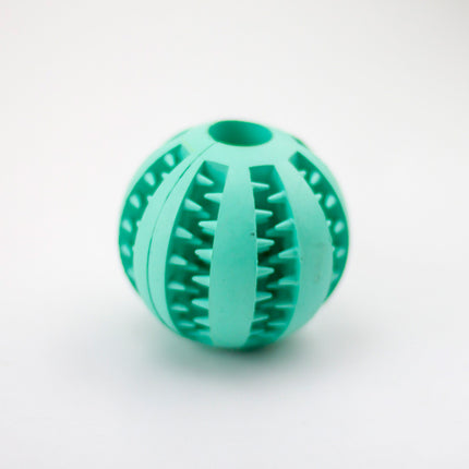 Rubber Mint Feeding Ball for Dogs & Cats – Treat Dispensing Chew Toy with Food Storage