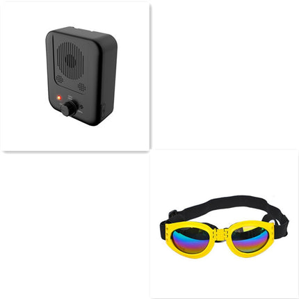 Ultrasonic Dog Anti-Barking Device for Outdoor & Indoor Use, USB Rechargeable No-Bark Control Trainer