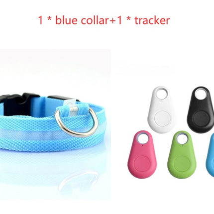 Safety Dog LED Collar – Waterproof Flashing Light Up Pet Collar for Night Walking, Rechargeable Reflective Dog Collar with Multiple Light Modes