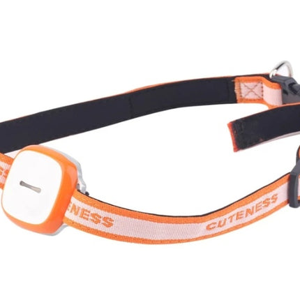 GPS Pet Tracker Collar for Dogs & Cats | USB Rechargeable Anti-Lost Locator with LED Light & IP67 Waterproof