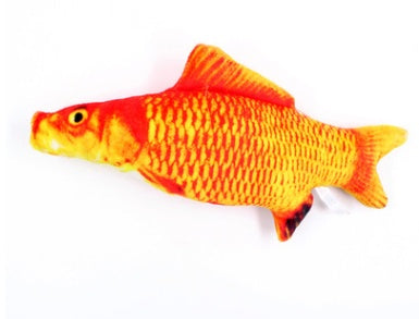 Creative Catnip Fish Plush Toy – Realistic Soft Fish Pillow Toy for Cats