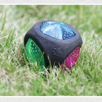 Glow in the Dark Sounding Dog Toy Ball – Bouncy, Bite-Resistant Rubber Toy for Puppies & Large Dogs