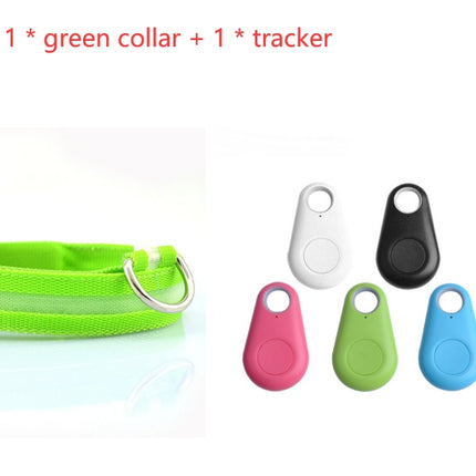 Safety Dog LED Collar – Waterproof Flashing Light Up Pet Collar for Night Walking, Rechargeable Reflective Dog Collar with Multiple Light Modes