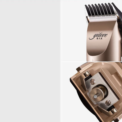 Professional Dog & Cat Hair Clipper – Rechargeable Pet Shaver with Titanium Ceramic Blade