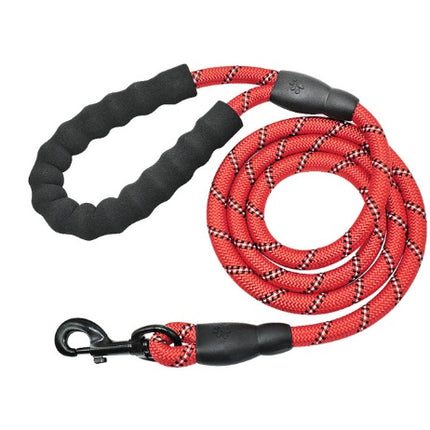 Reflective Nylon Dog Leash – Durable Rope Lead for Small, Medium & Large Dogs, Perfect for Walking and Training
