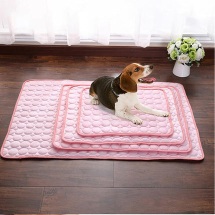 Pet Dog & Cat Ice Silk Cooling Pad Summer Cooling Mat for All Sizes